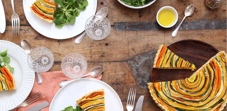 Tarte rainbow