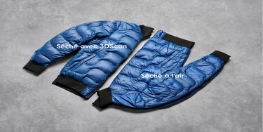 Vestes en duvet (doudounes) bleues