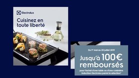 Offre de remboursement Induction Electrolux