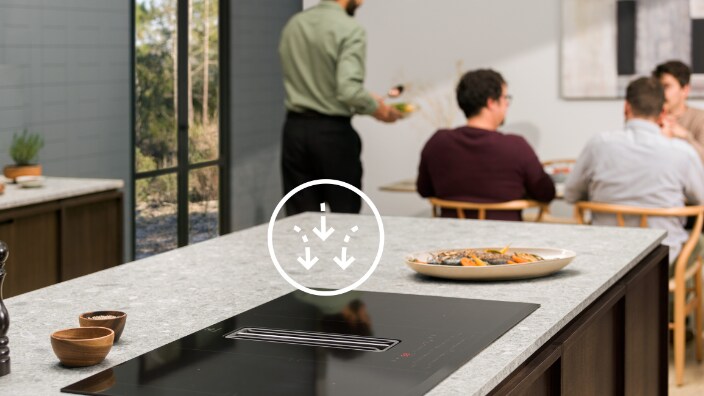 Fonction Breeze plaque induction aspirante