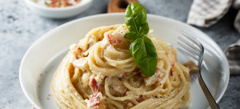 Les pâtes à la carbonara
