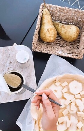 Tarte Poire Chocolat Blanc