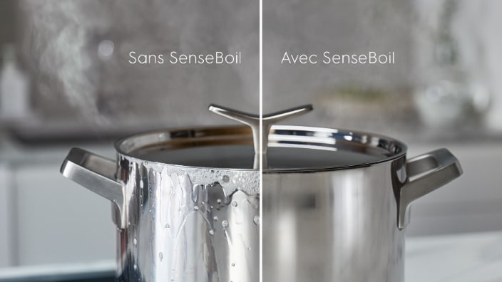 Plaque de cuisson avec Boil Sensor
