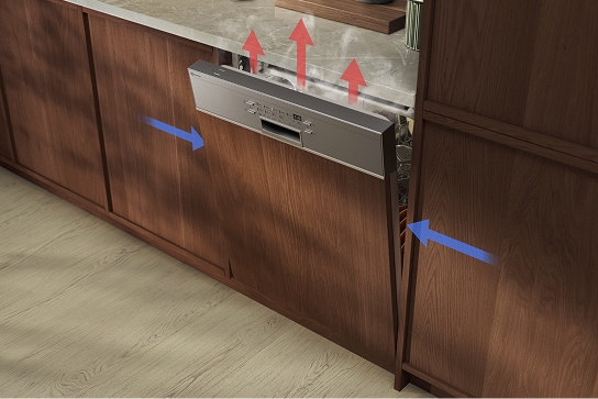 Lave-vaisselle semi-intégrables