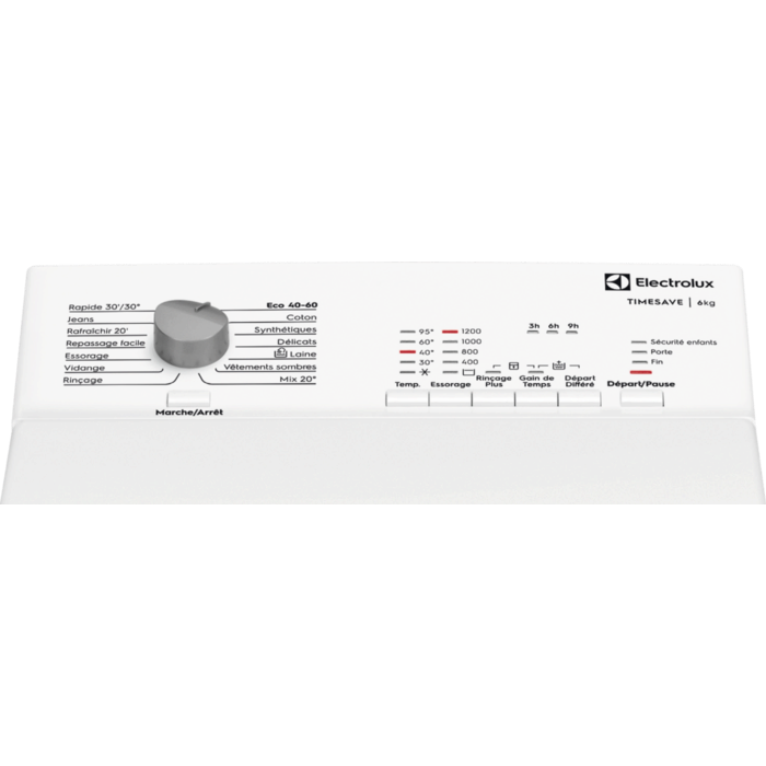 Electrolux - Lave-linge chargement par le dessus - EWQ6412D
