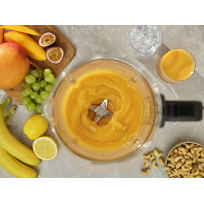 High-speed blades create vortex effect for exceptional smoothness.