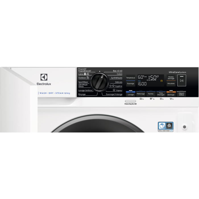 Electrolux - Lave-linge séchant encastrable - EW8W3816BI