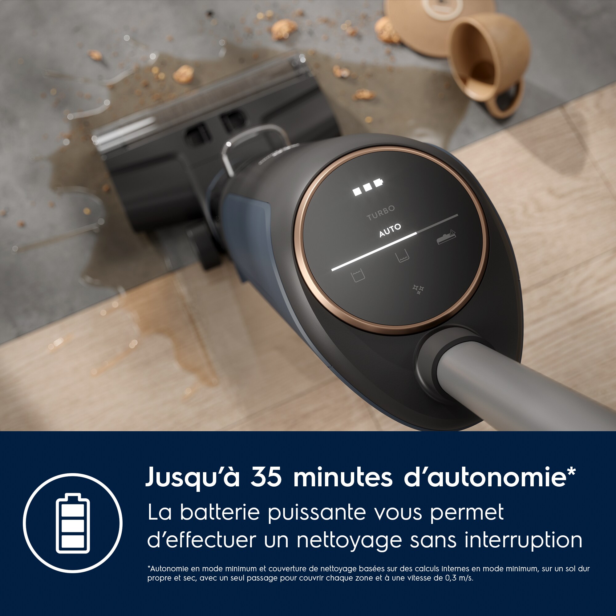Electrolux - Aspirateur laveur sans fil - EW81U3DB