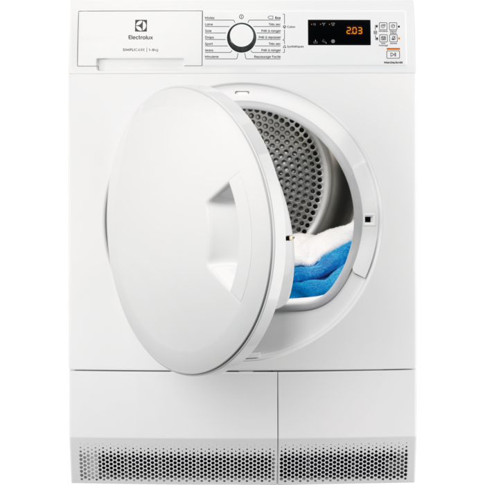 Electrolux - Sèche-linge pompe à chaleur - EDHF2812WC