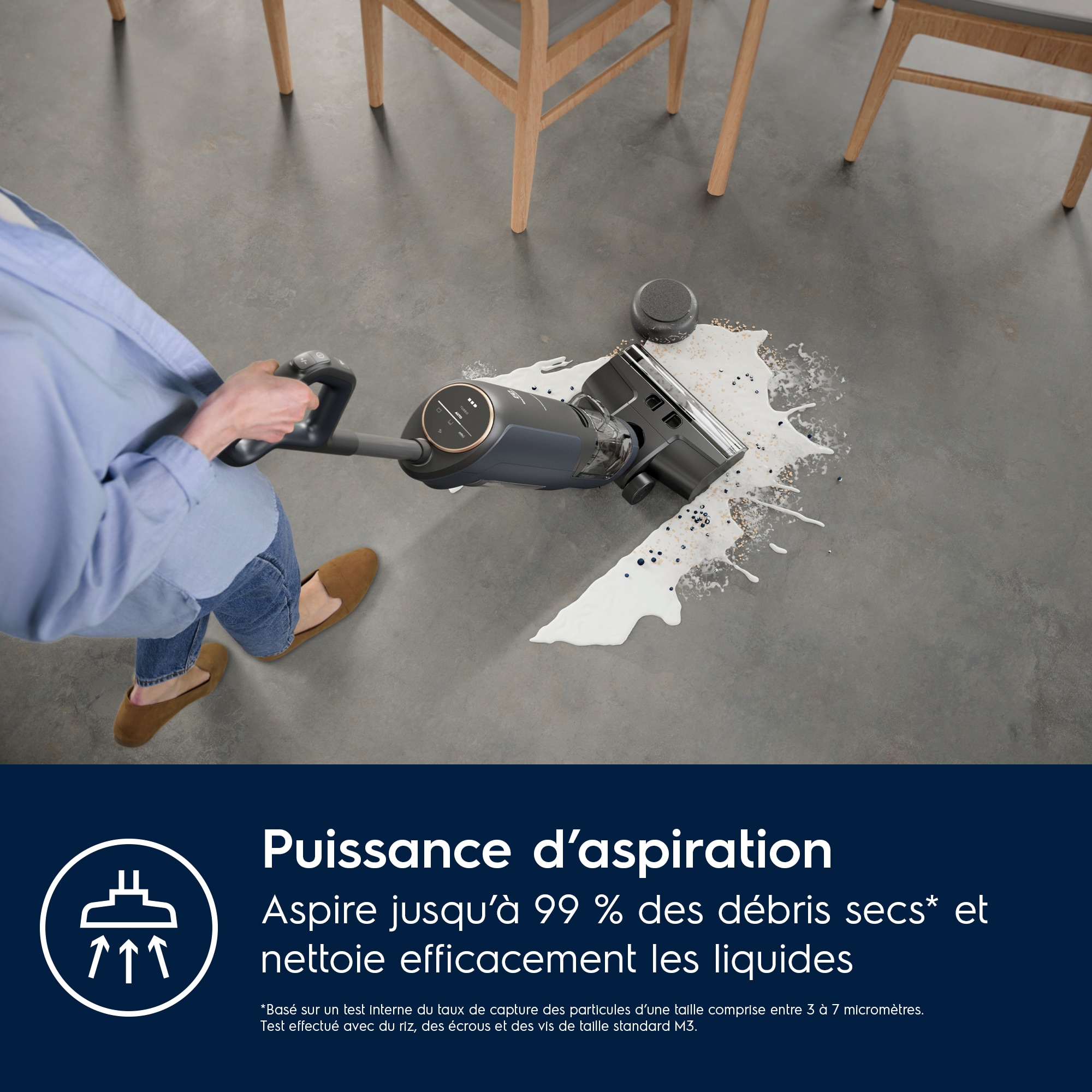 Electrolux - Aspirateur laveur sans fil - EW81U3DB