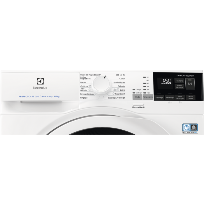 Electrolux - Lave-linge séchant pose libre - EW7W4954CA