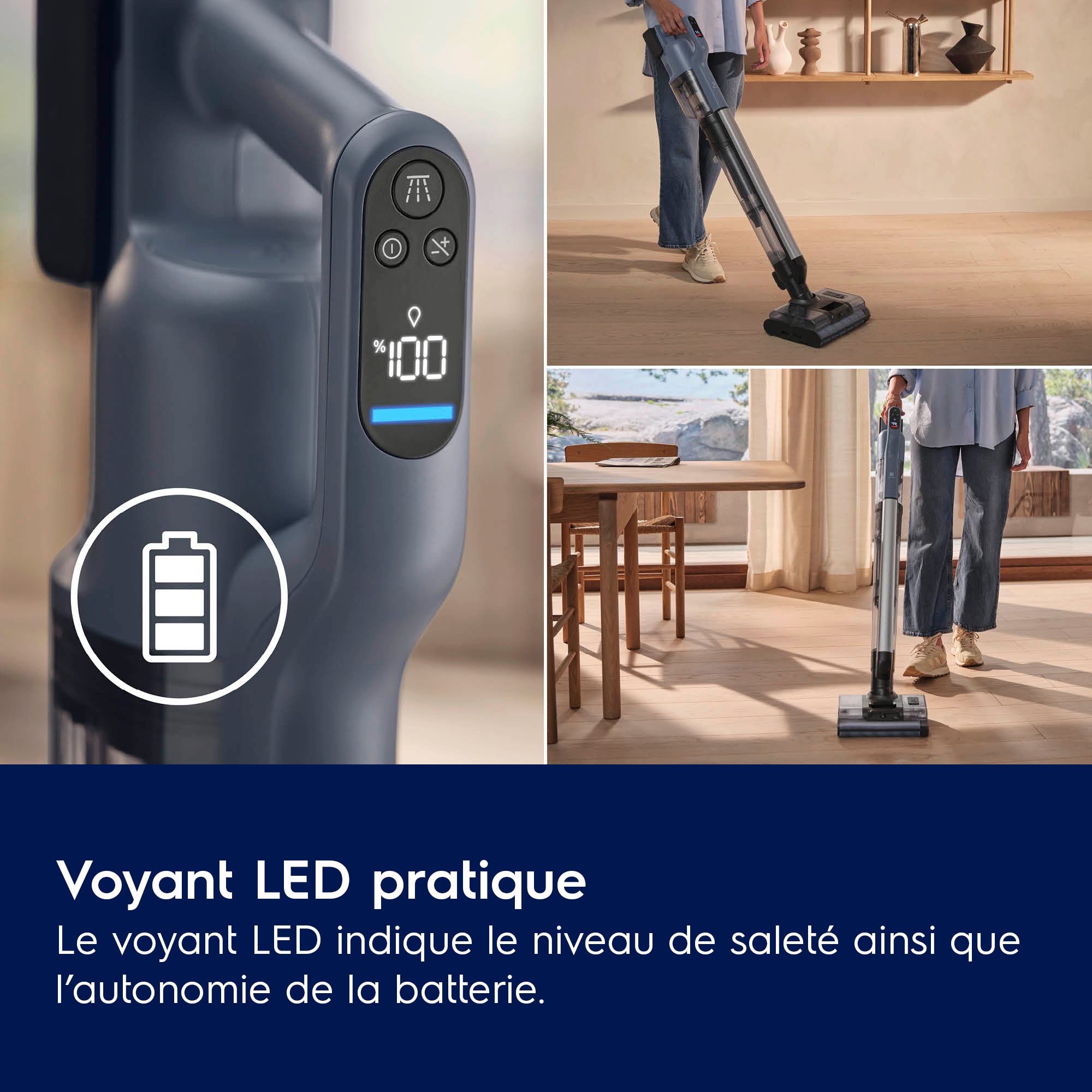 Electrolux - Aspirateur laveur sans fil - EW82U1DB