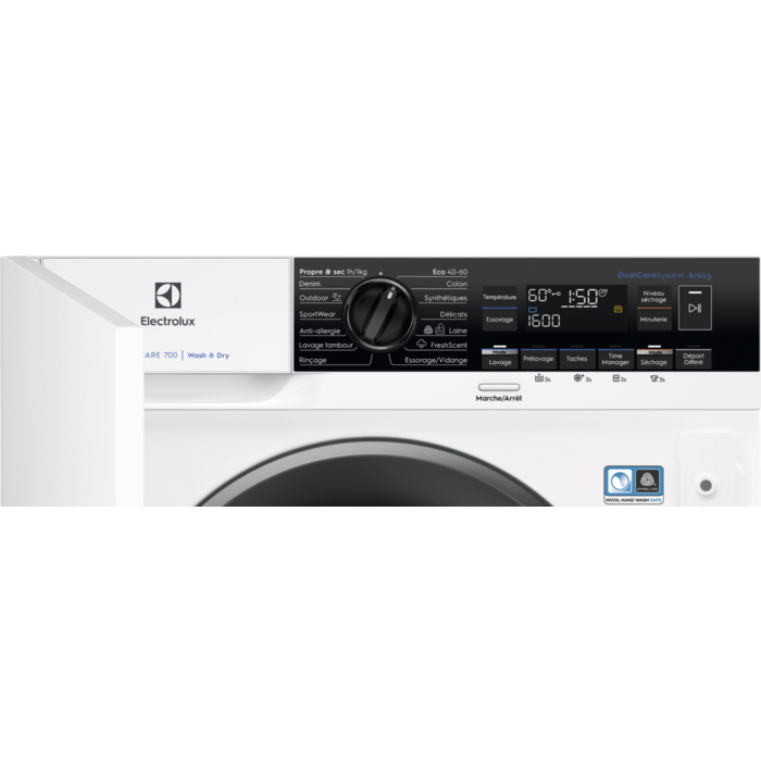 Electrolux - Lave-linge séchant encastrable - EW7W3816BI