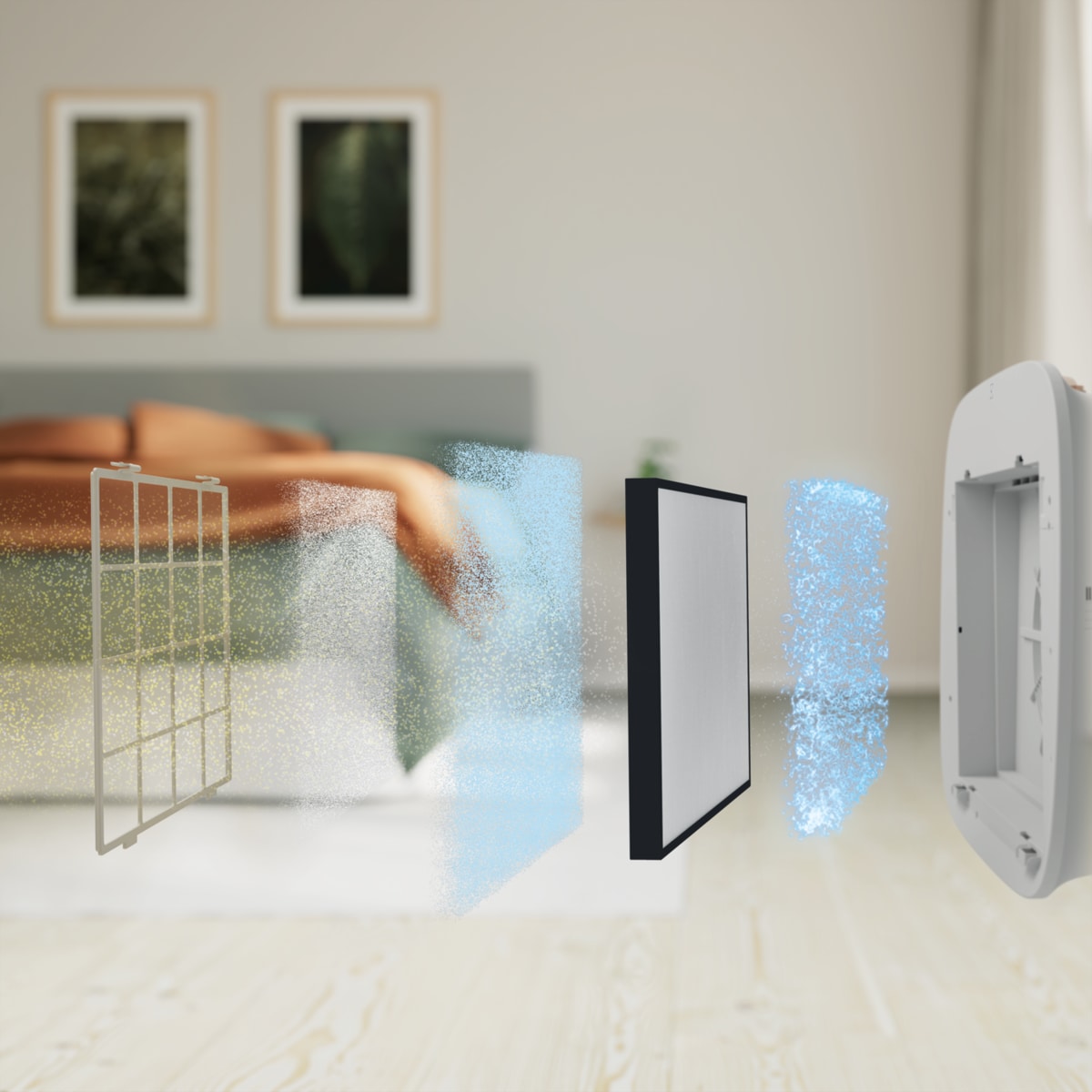 Electrolux - Filtres pour purificateurs d'air - EFWCAR3