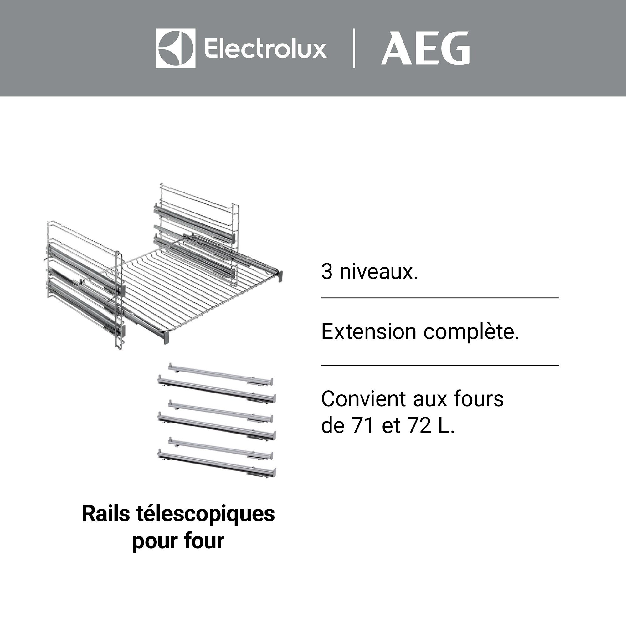 No Brand - Rails télescopiques - TR3LFV
