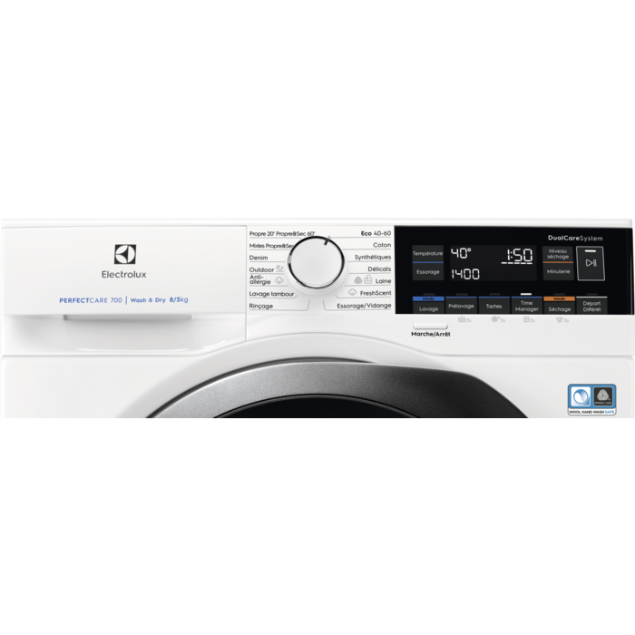 Electrolux - Lave-linge séchant pose libre - EW7W3856DA