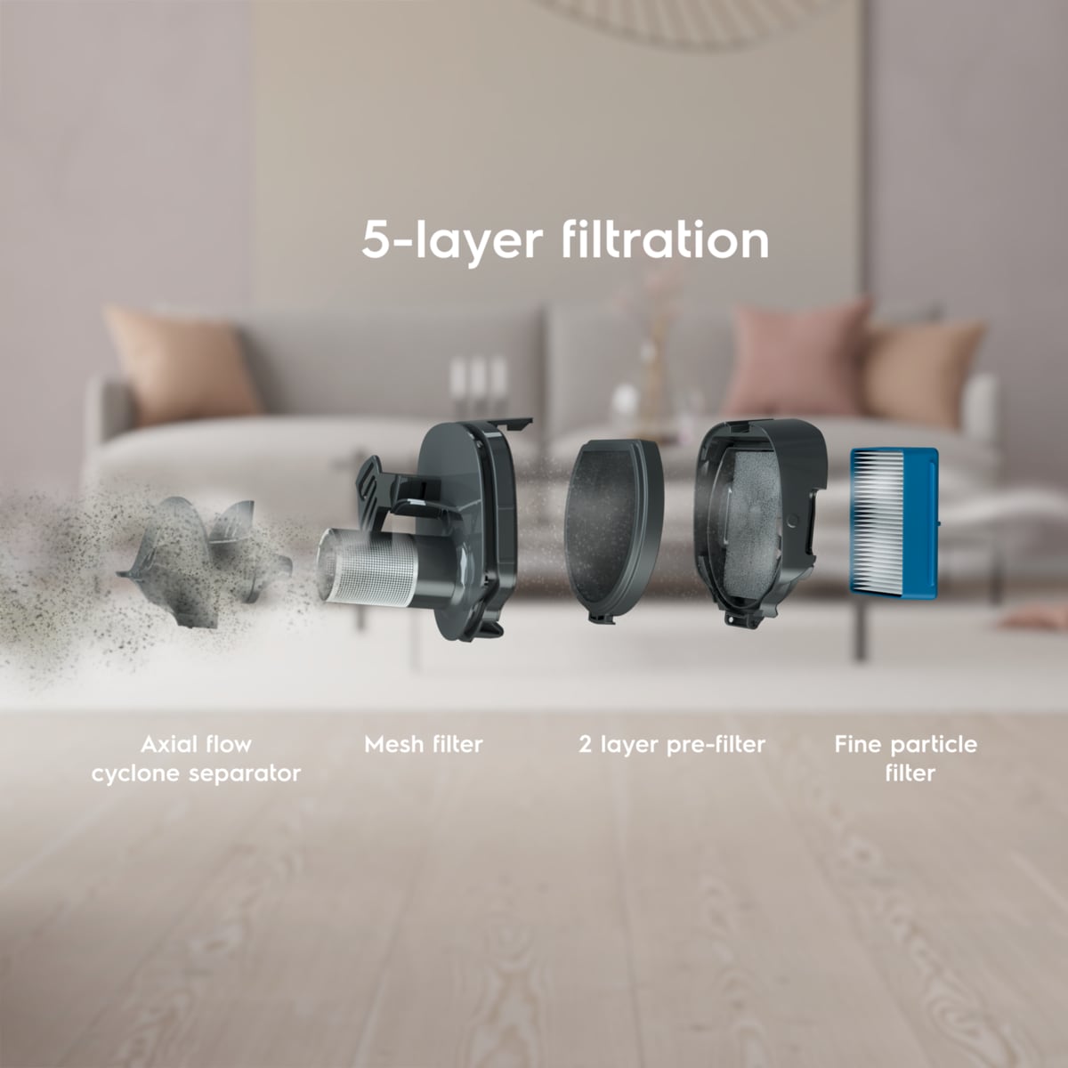 Electrolux - Balai sans fil - ES62HB25SH