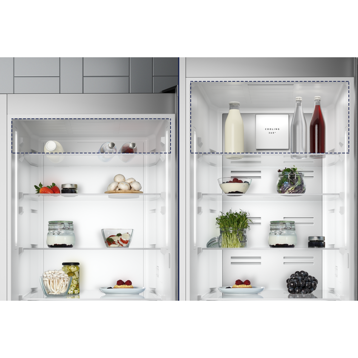 Electrolux - Réfrigérateur/congélateur combiné encastrable - LNS8FF19S