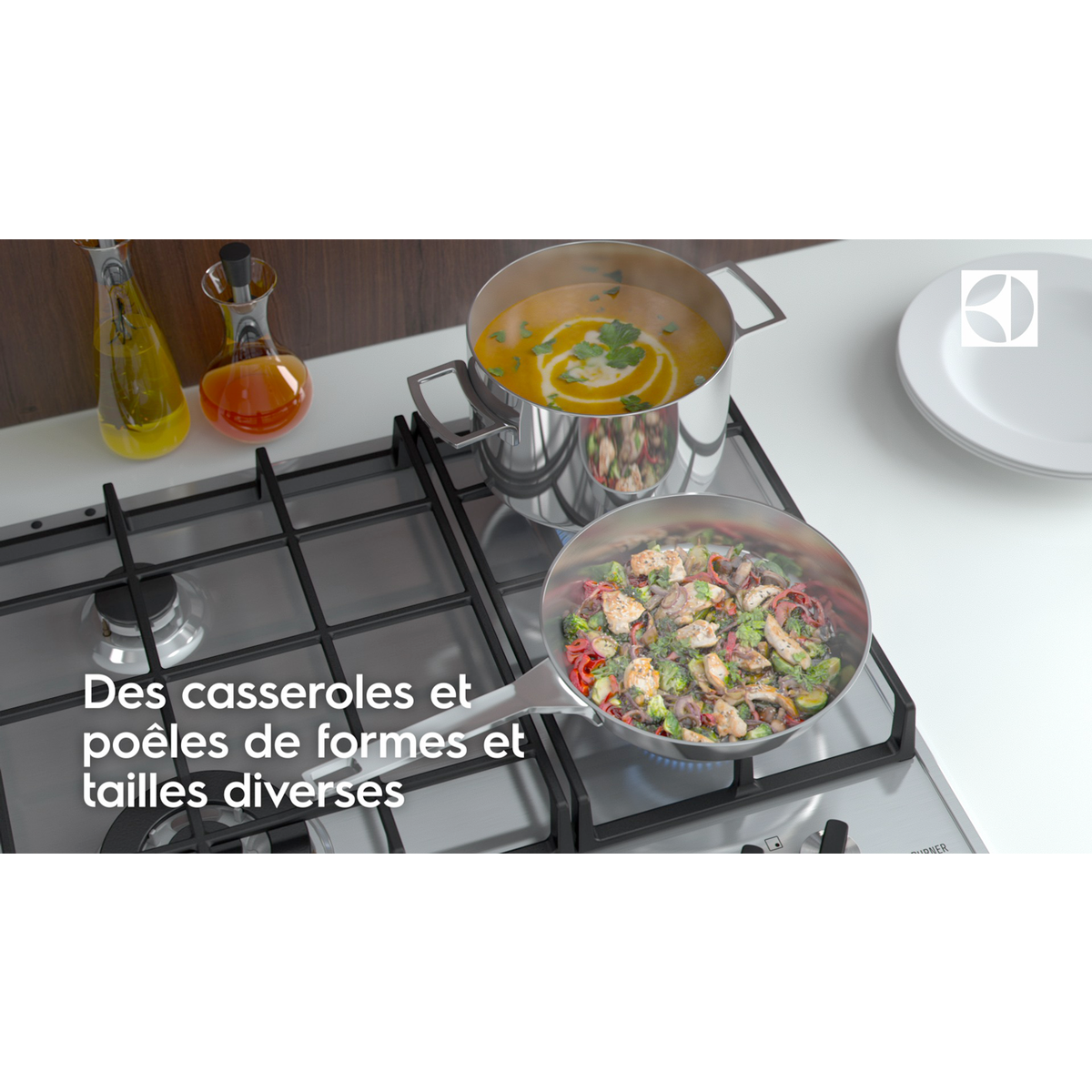 Electrolux - Plaque gaz - EGH6349GOX
