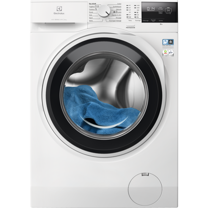 Electrolux - Lave-linge 8 kg - EW6FI2814GW