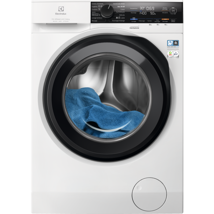 Electrolux - Lave-linge séchant pose libre - EW7IW4966BG