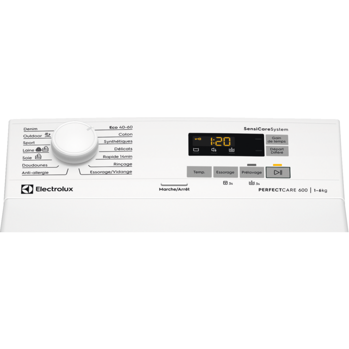 Electrolux - Lave-linge chargement par le dessus - EW6T5136DC