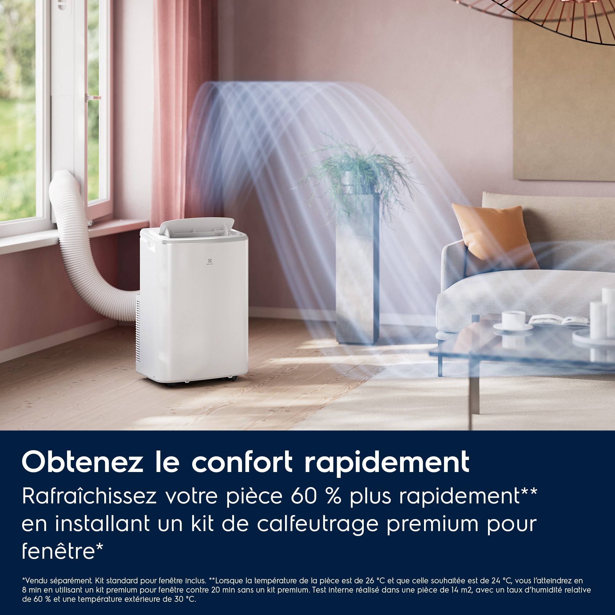 Electrolux - Climatiseurs portables - EXP38U340HW