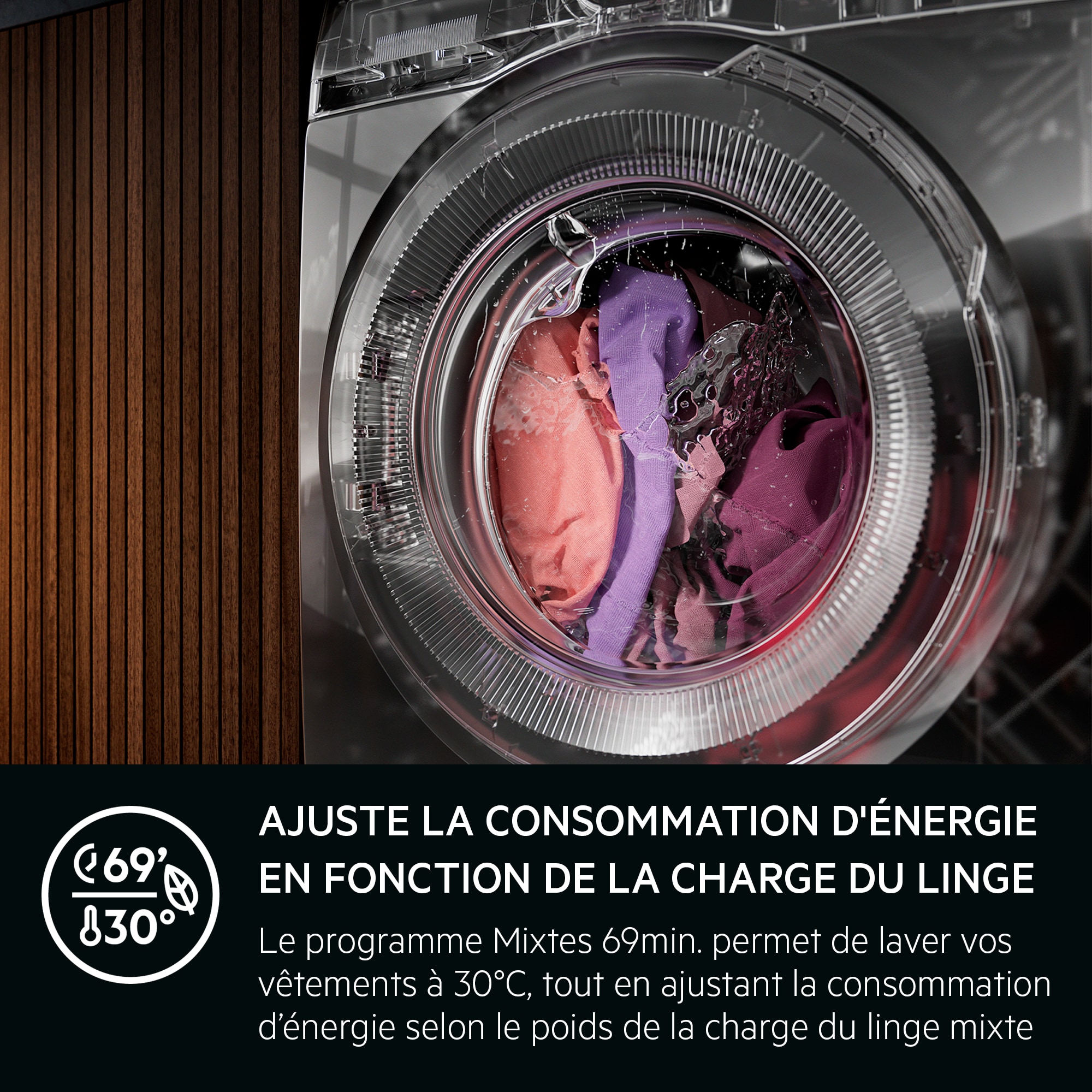AEG - Lave-linge 9 kg - LFR73H942V