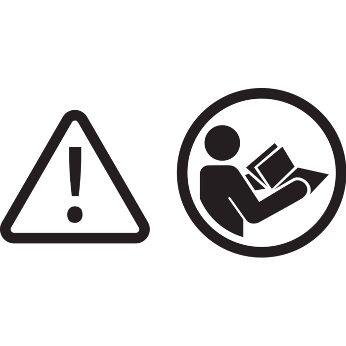 Attention : installez l’appareil conformément aux réglementations et utilisez-le dans une pièce ventilée. Consultez le mode d’emploi.