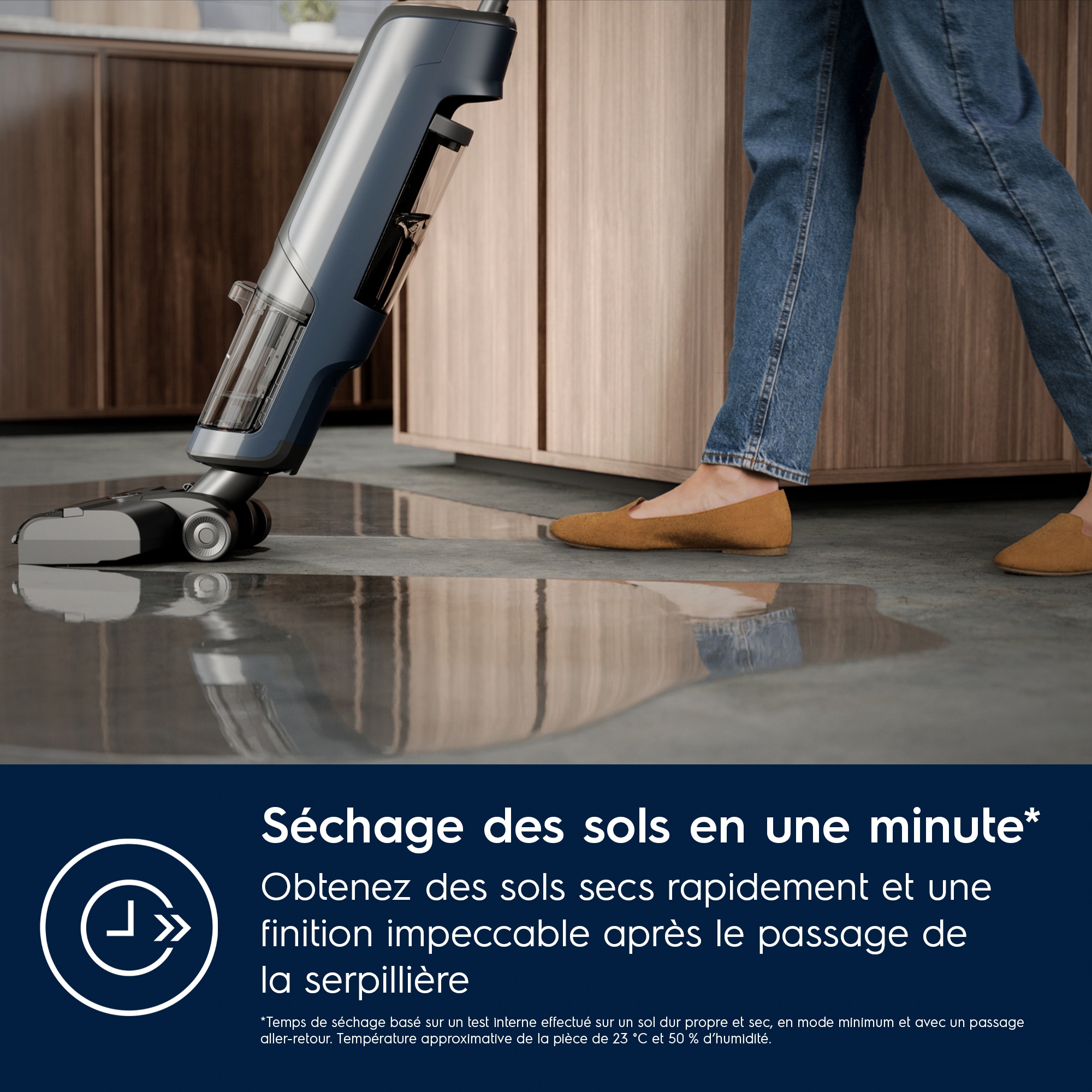 Electrolux - Aspirateur laveur sans fil - EW81U3DB