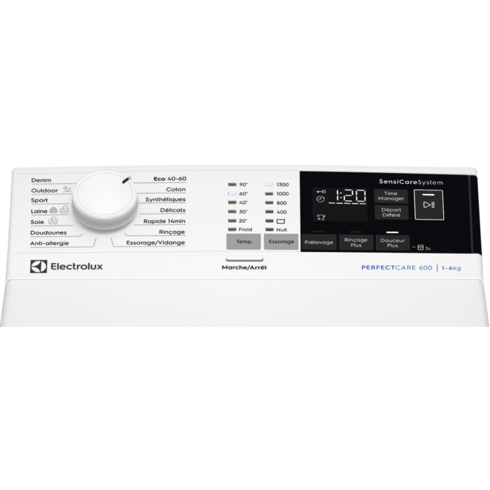 Electrolux - Lave-linge chargement par le dessus - EW6T3366AZ