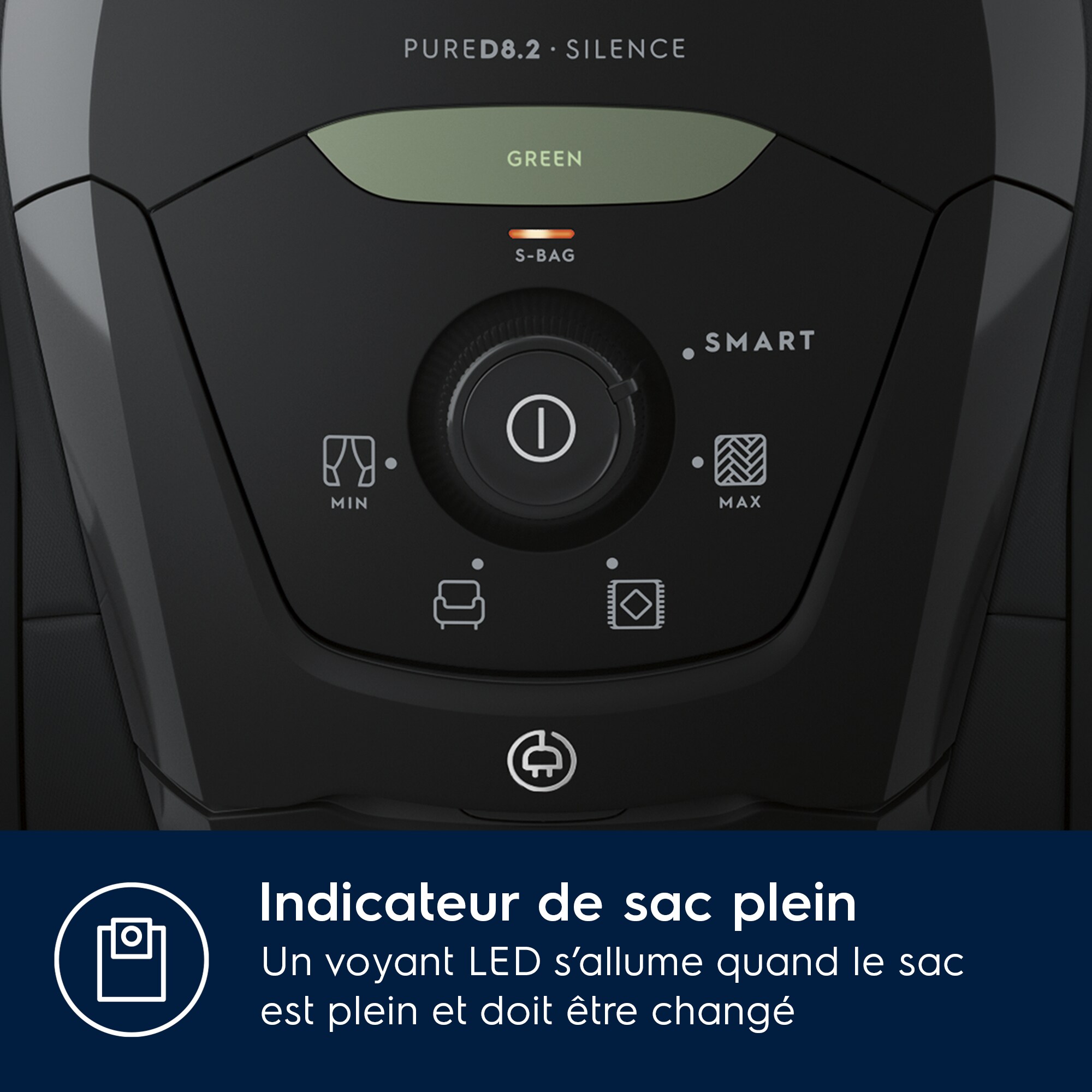 Electrolux - Aspirateur avec sac - PD82-GREEN