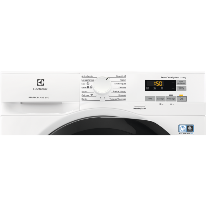 Electrolux - Lave-linge 8 kg - EW6FN528W