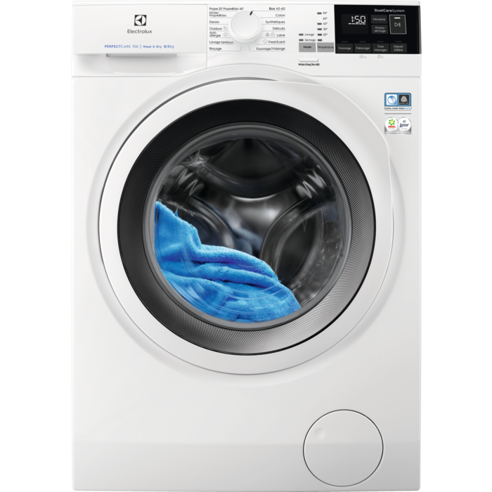 Electrolux - Lave-linge séchant pose libre - EW7W4842LB