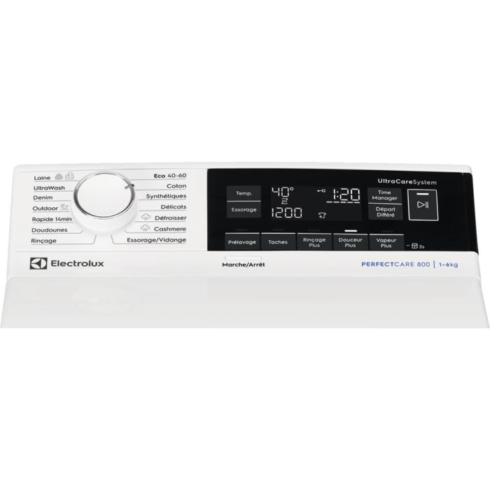 Electrolux - Lave-linge chargement par le dessus - EW8T3653BA