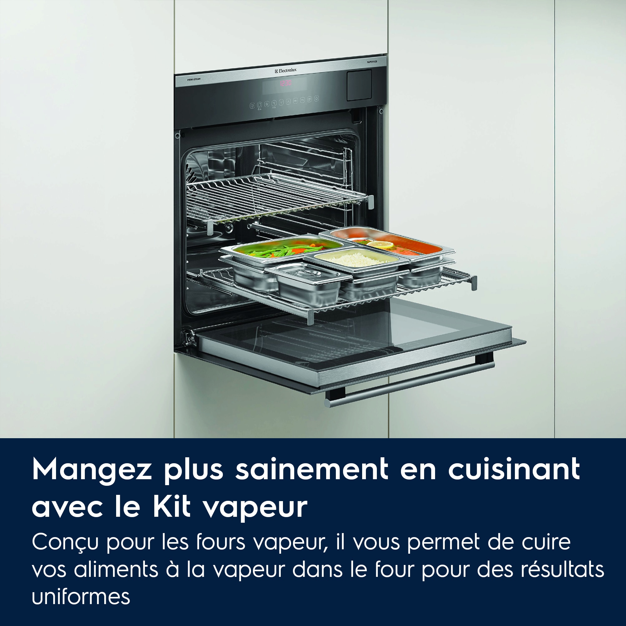 Electrolux - Set de cuisson vapeur - PKKS8