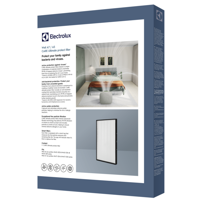 Electrolux - Filtres pour purificateurs d'air - EFWCAR3