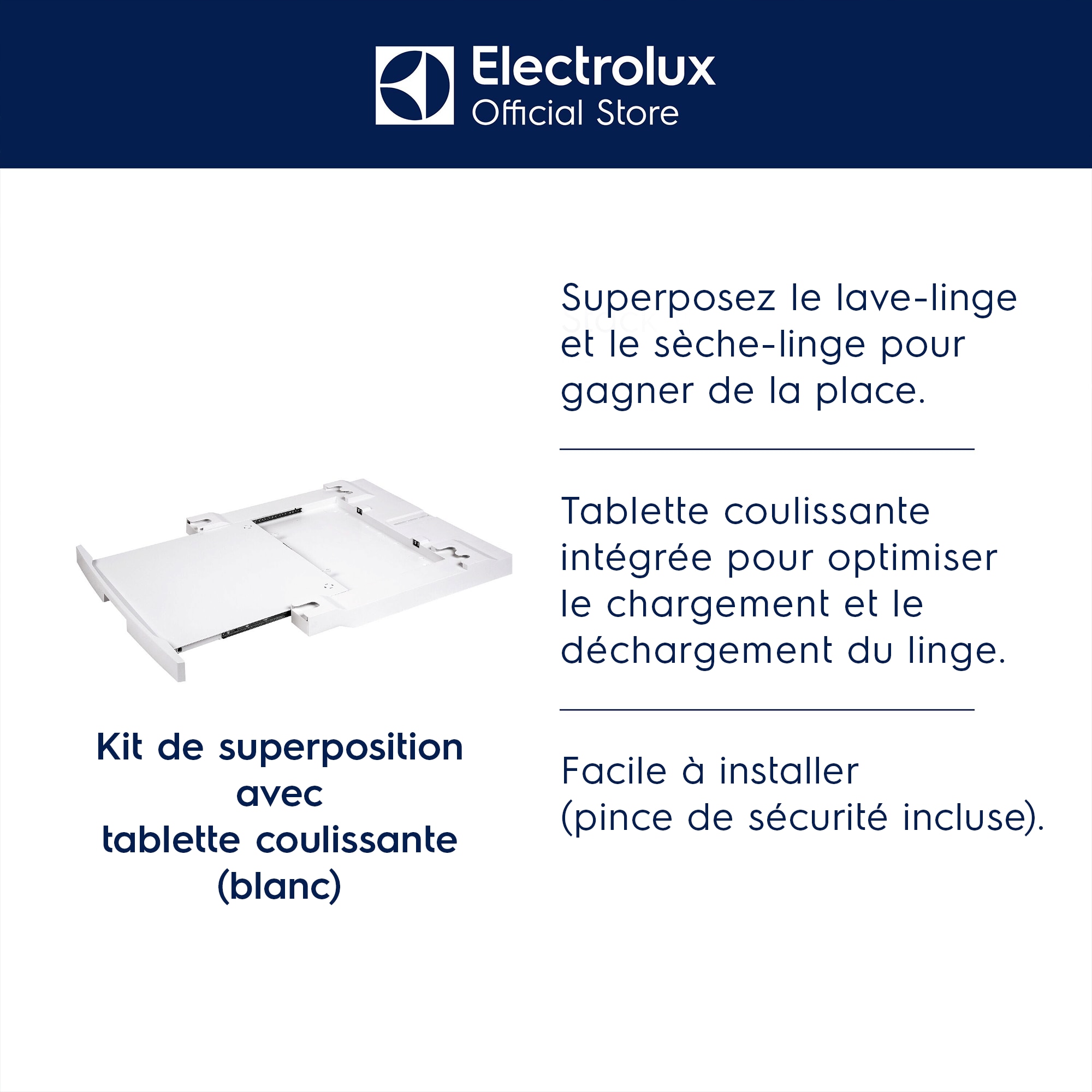 Electrolux - Kit de superposition - E1WYHSK2