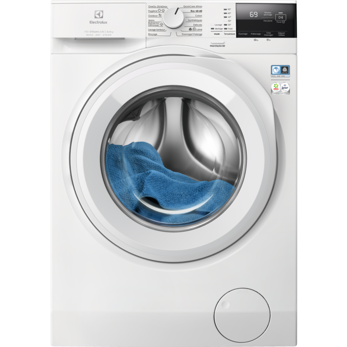 Electrolux - Lave-linge séchant pose libre - EW7IW4285BW
