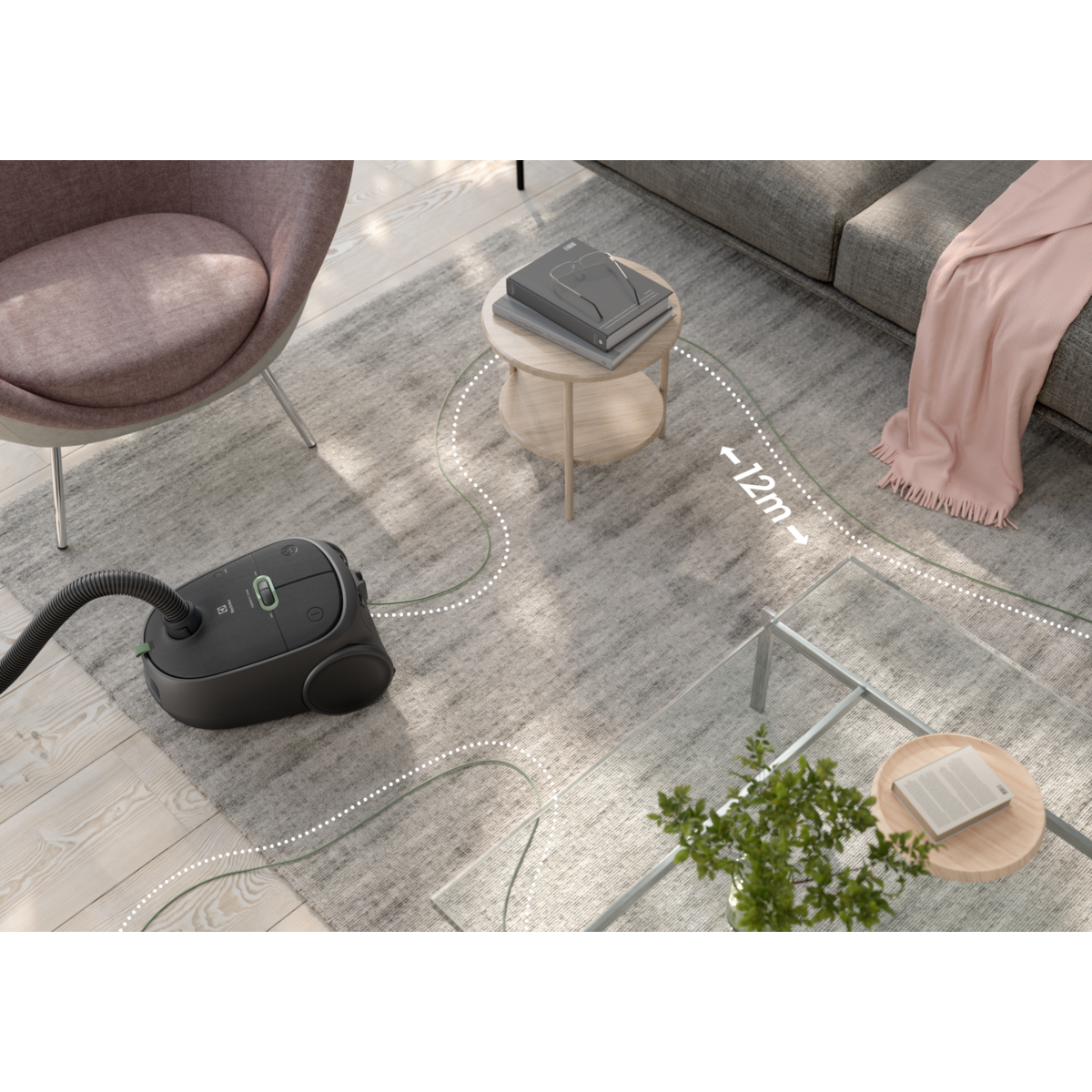 Electrolux - Aspirateur avec sac - EB61C2GRN