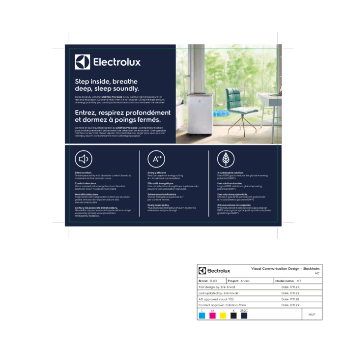 Electrolux - Climatiseurs portables - EXP26U758CW