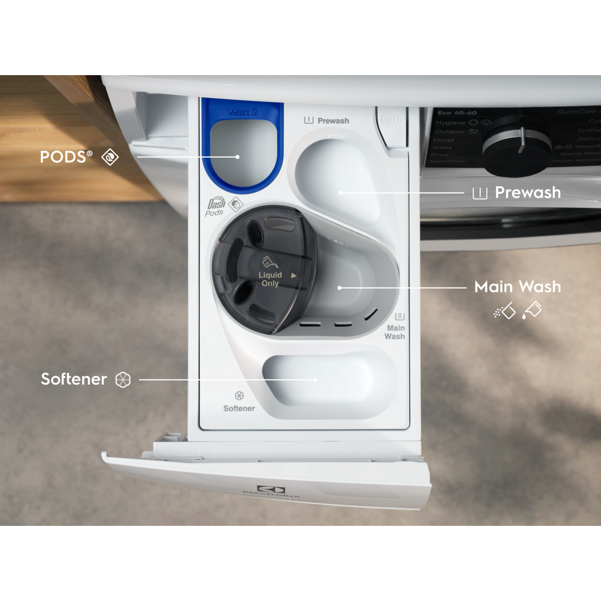 Electrolux - Lave-linge 9 kg - YW7FI1449DOV
