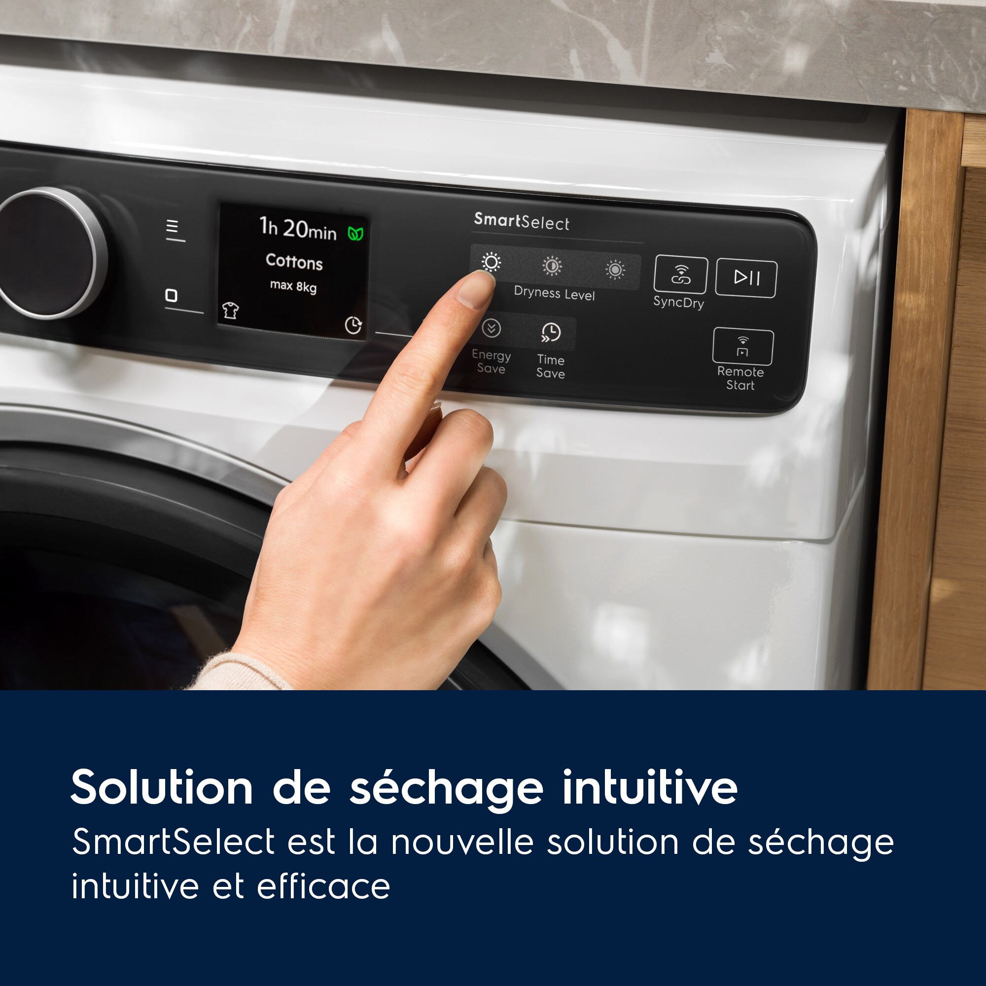 Electrolux - Sèche-linge pompe à chaleur - YW9HI837DC