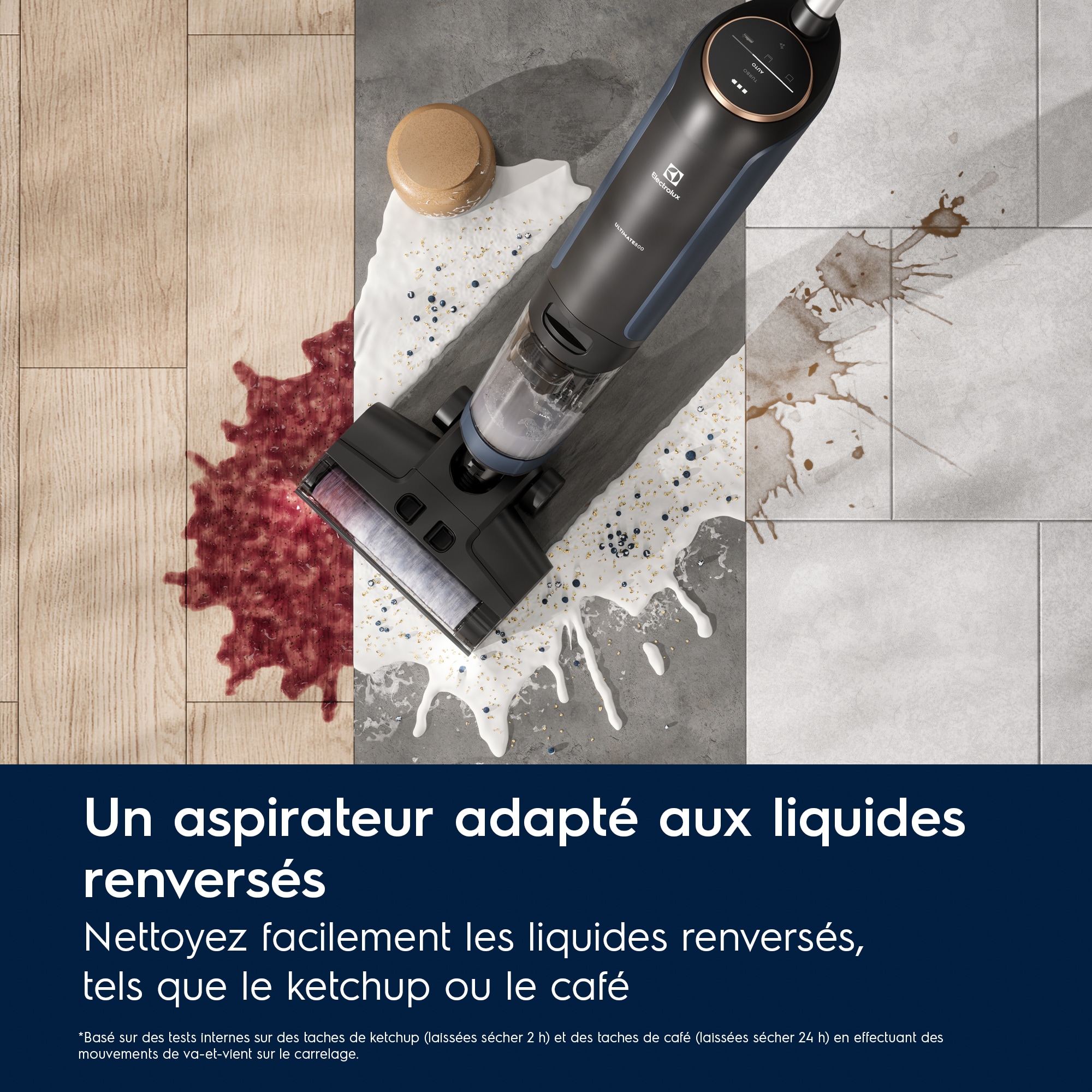 Electrolux - Aspirateur laveur sans fil - EW81U3DB