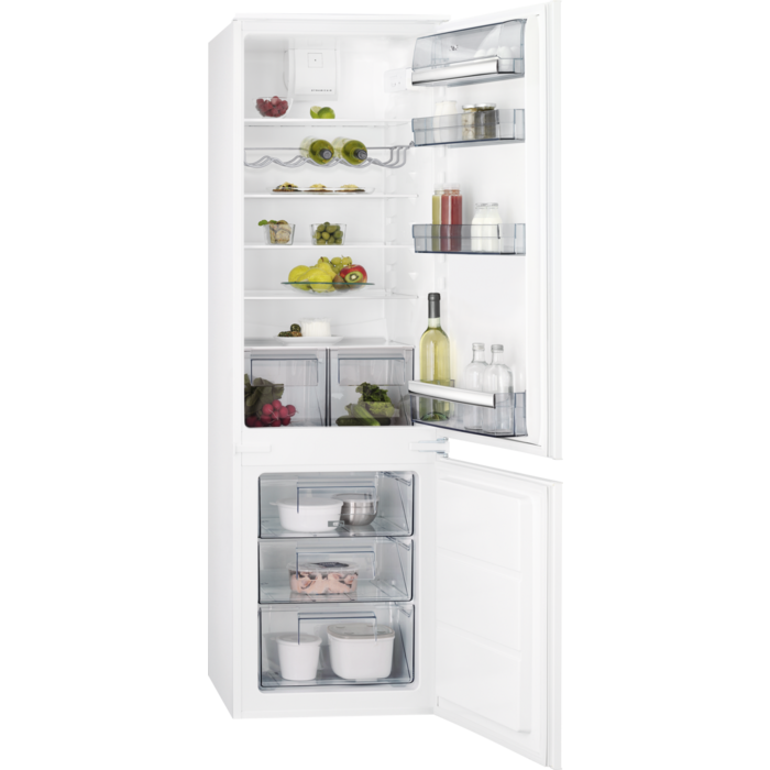 AEG - Réfrigérateur/congélateur combiné encastrable - SCK618F3FS