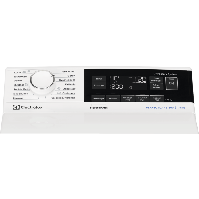 Electrolux - Lave-linge chargement par le dessus - EW8T3653CM