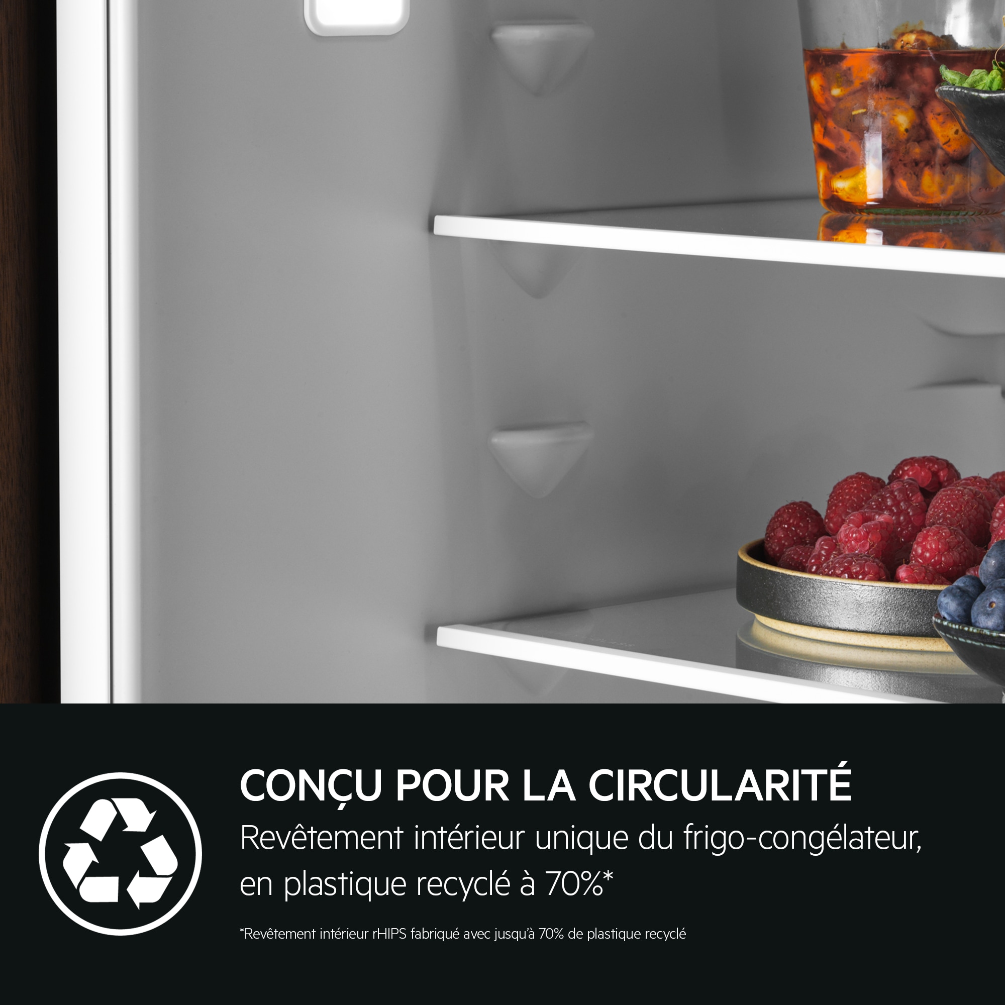 AEG - Réfrigérateur/congélateur combiné encastrable - TSC9V181BS