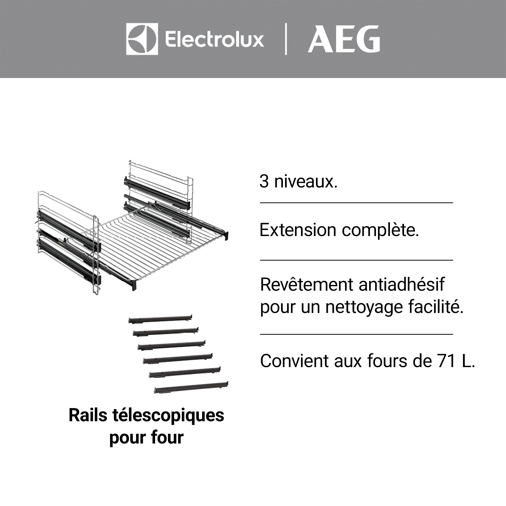 No Brand - Rails télescopiques - TR3LFAV