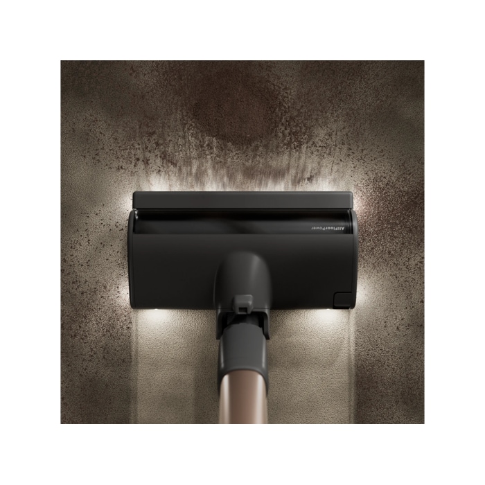 360° LEDs expose dust and dirt all around the AllFloor nozzle.