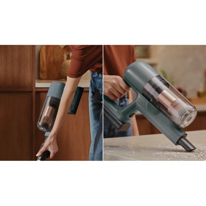 Quick release lets you switch from stick to hand unit in seconds 
